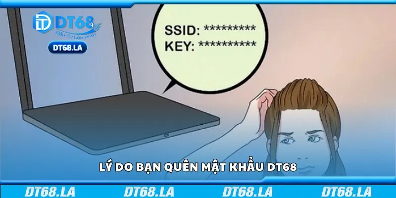 Lý do bạn quên mật khẩu DT68
